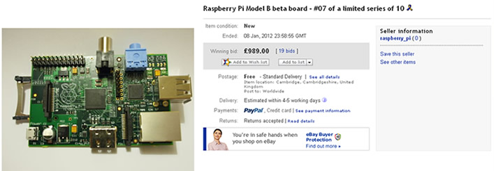 rasberry-pi-ebay Raspberry Pi on eBay