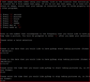 pysnap PySnap screenshot