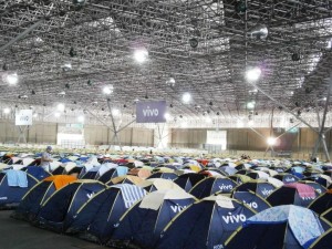 Tent village