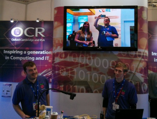 The Raspberry Pi Foundation Education Team at Bett 2014