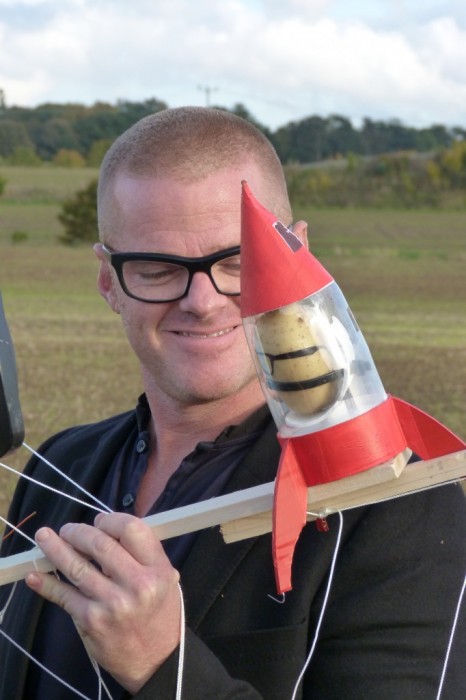 heston and friend