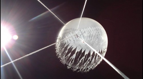 weather balloon bursting