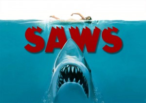 JAWS poster with SAWS title