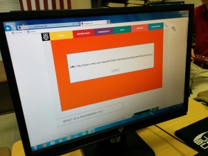 This is what the Raspberry Pi website looks like in the school, as Vimeo is blocked
