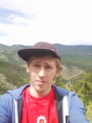 Mountain selfie