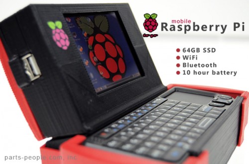 Raspbian running on mobile Pi