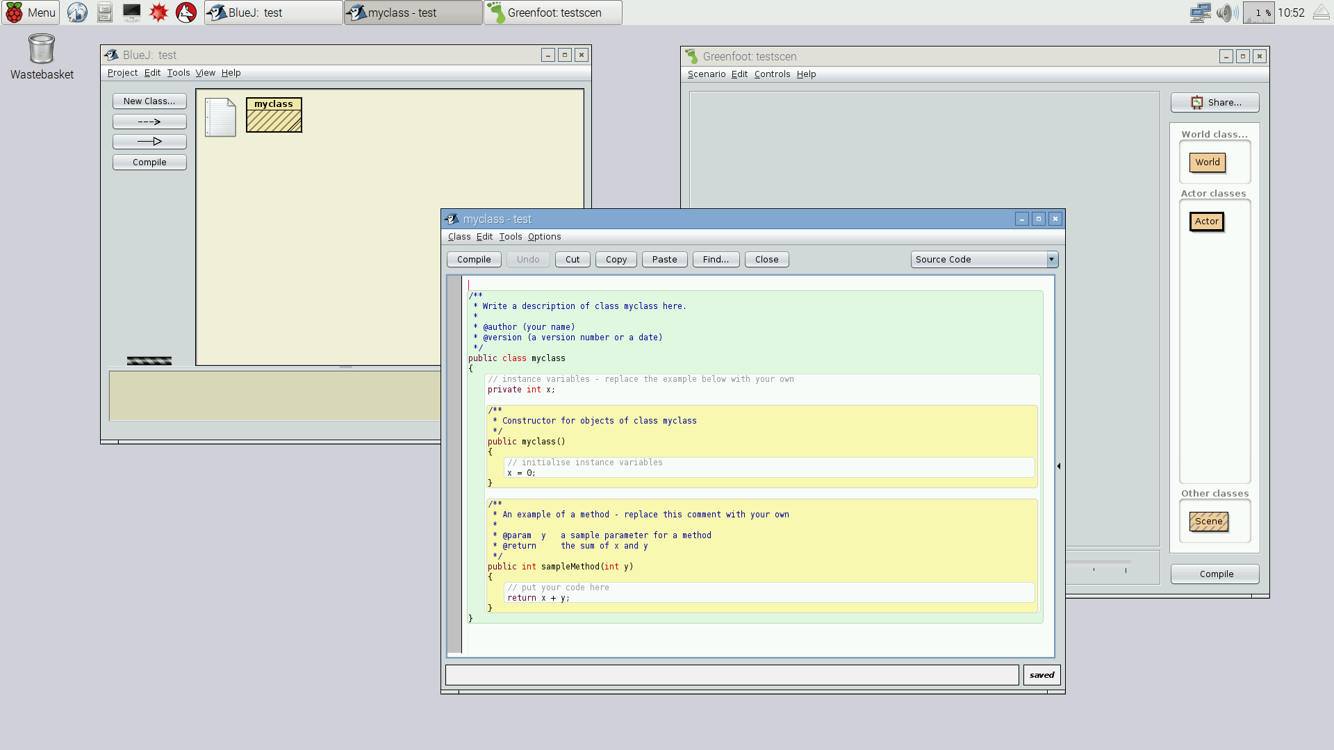 example bluej program example bluej program