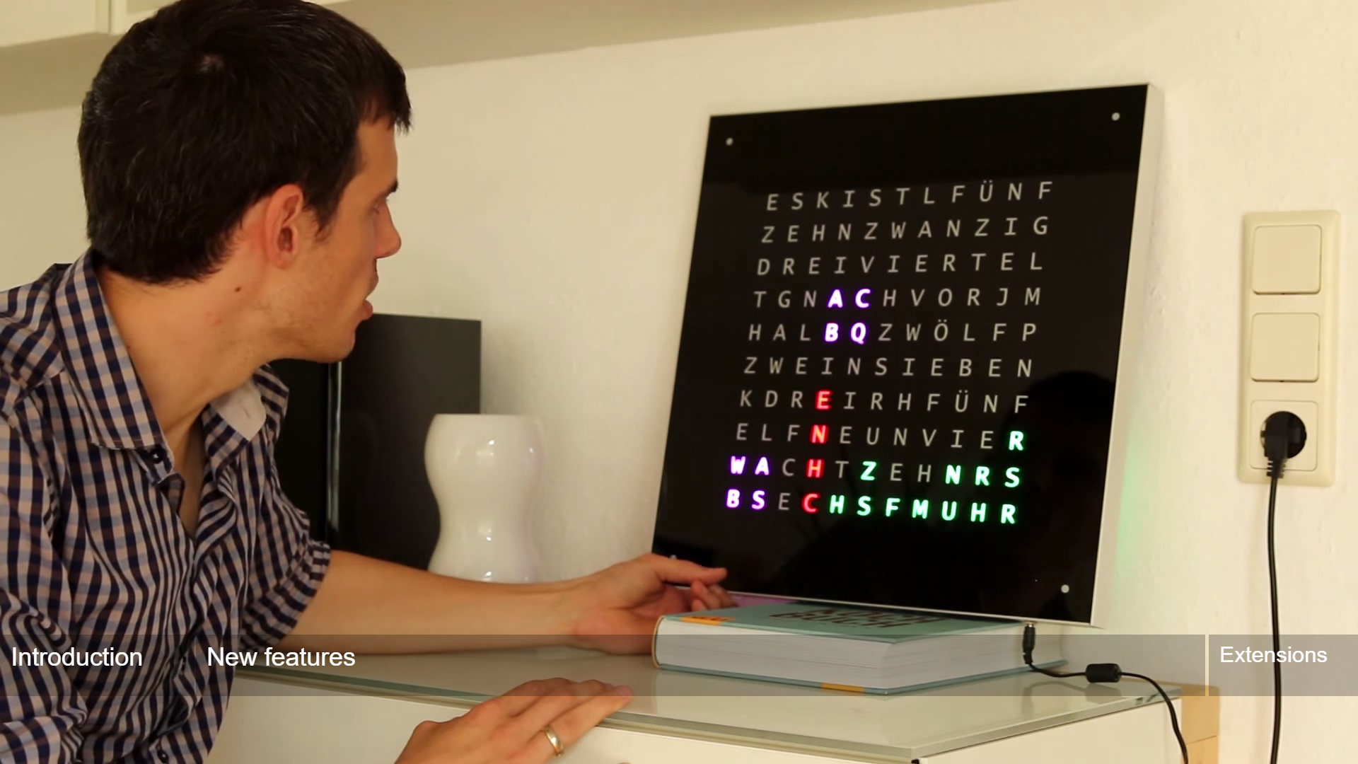 Wordclock Redux Raspberry Pi