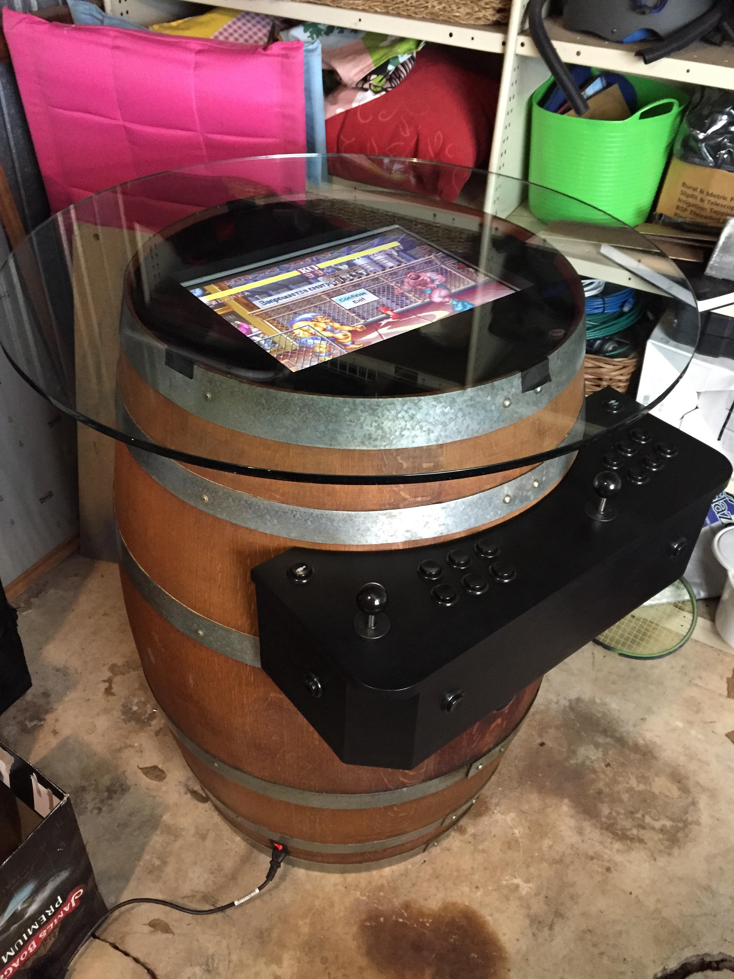 Barrel O Fun Arcade Machine Barrel Table Raspberry Pi