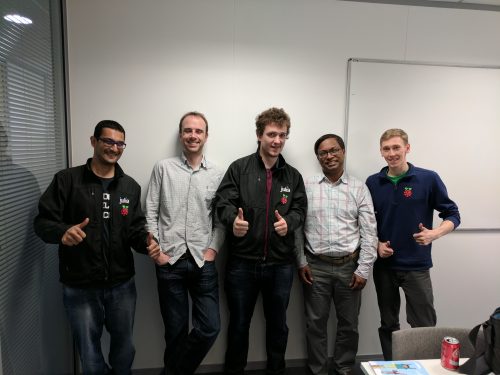 Julia team visiting Pi Towers