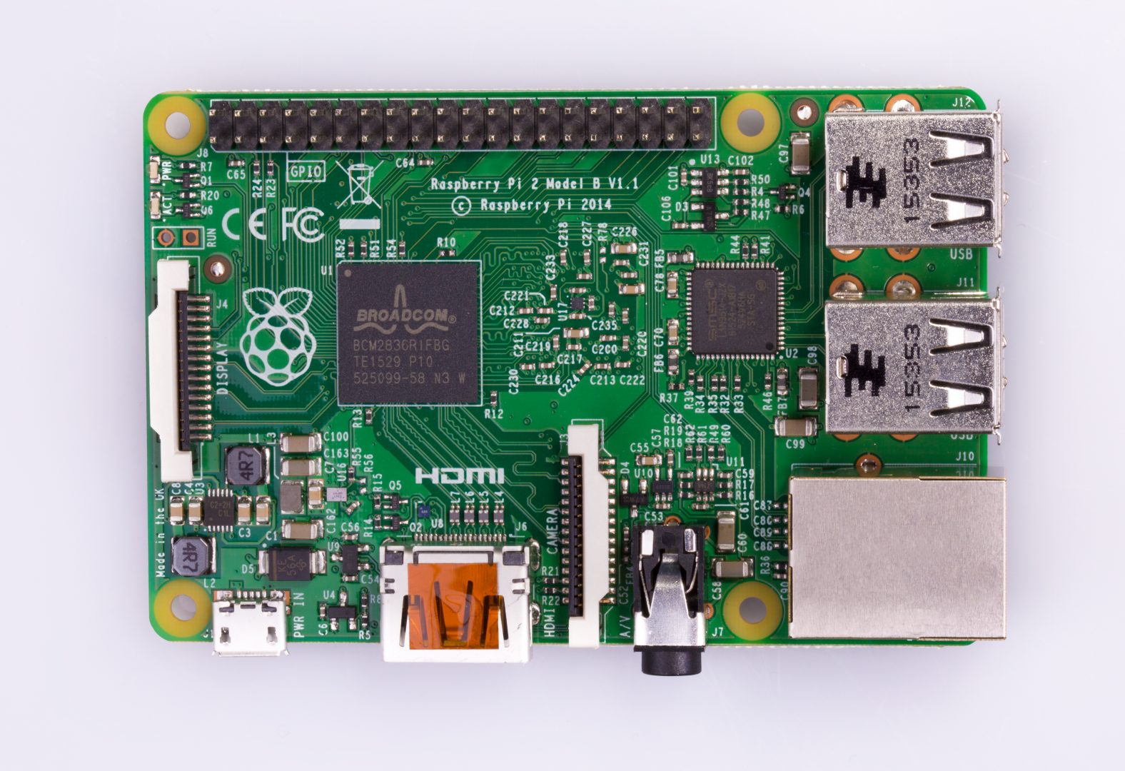 Resultado de imagen de raspberry pi 2 model b