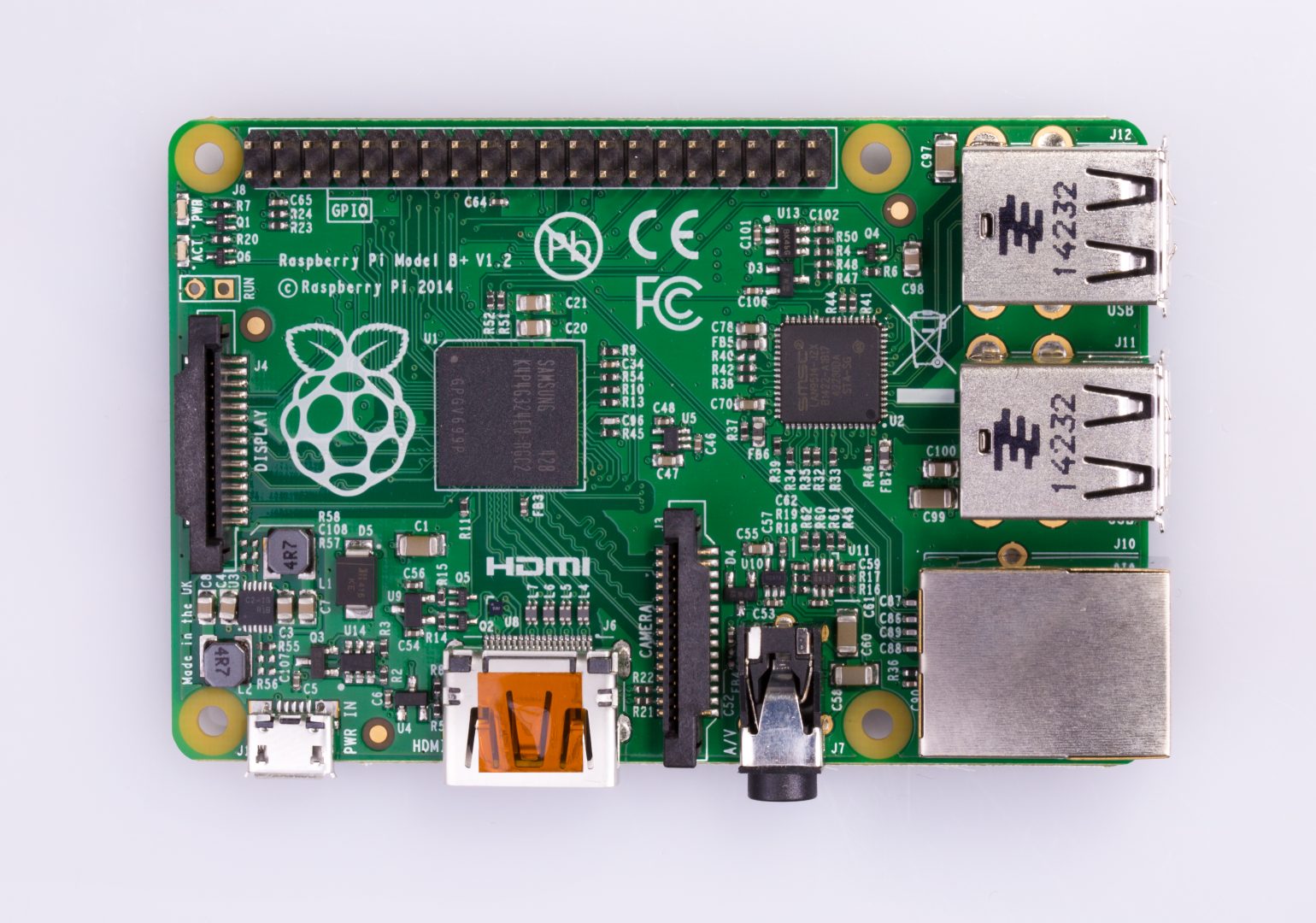 Resultado de imagen de raspberry pi 1 model b+