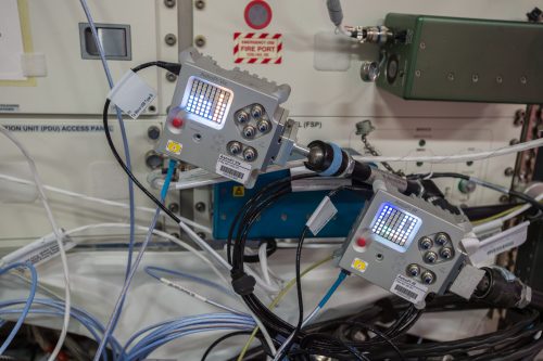 Raspberry Astro Pi units on the International Space Station