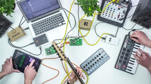 pisound with instruments and computer