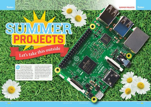 12 Summer Projects in The MagPi 59