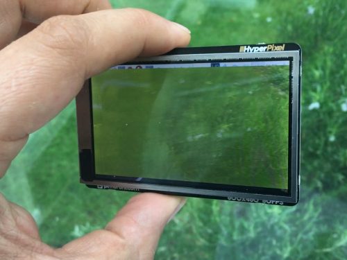 Picorder screen