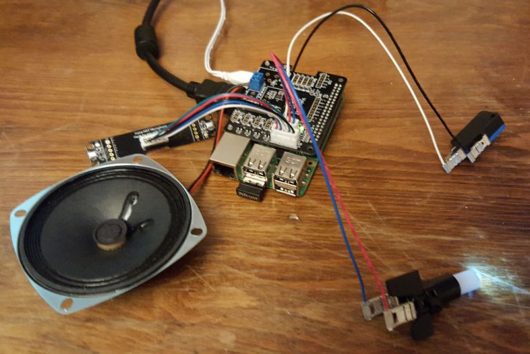 Google Pi with the AIY Projects kit Raspberry Pi