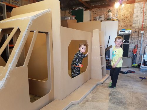 spaceship bunk bed Raspberry Pi