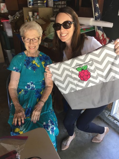 Amanda Haughs Raspberry Pi Tote Bag
