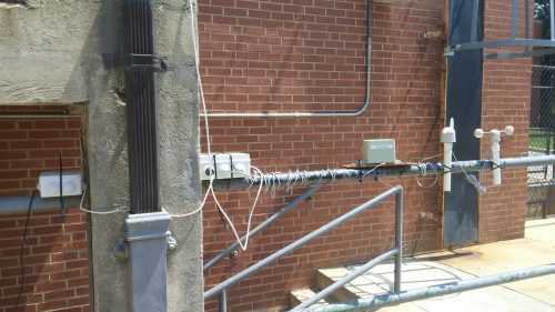 Wake STEM EC Raspberry Pi Oracle Weather Station installation