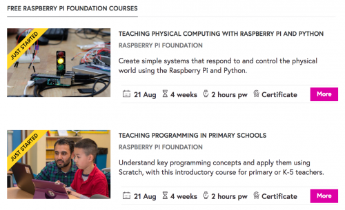 Futurelearn Raspberry Pi