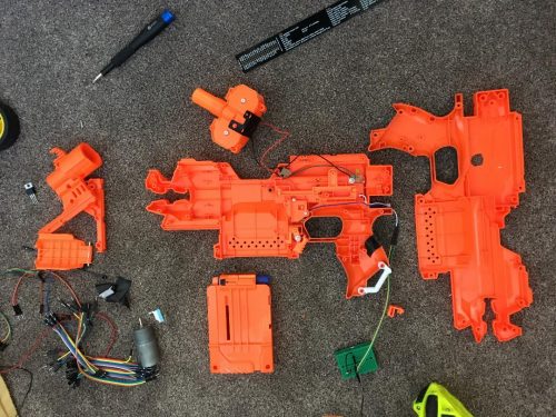 FRED 209 Nerf gun tank Raspberry Pi