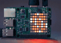 Geometric patterns on Sense HAT LED matrix