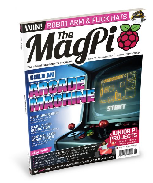 Magpi 63 Build The Arcade Cabinet Of Your Dreams Raspberry Pi