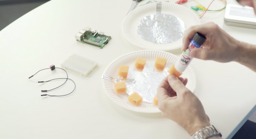 A screen shot from our Raspberry Pi WhooPi Cushion Resource video