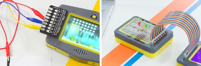 PipHAT and Breadboard add-ons - Curious Chip - Pip handheld device - Raspberry Pi
