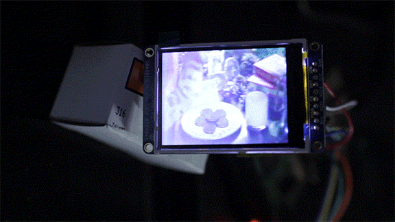 Clip demoing Sean Hodgins Raspberry Pi Christmas ornament
