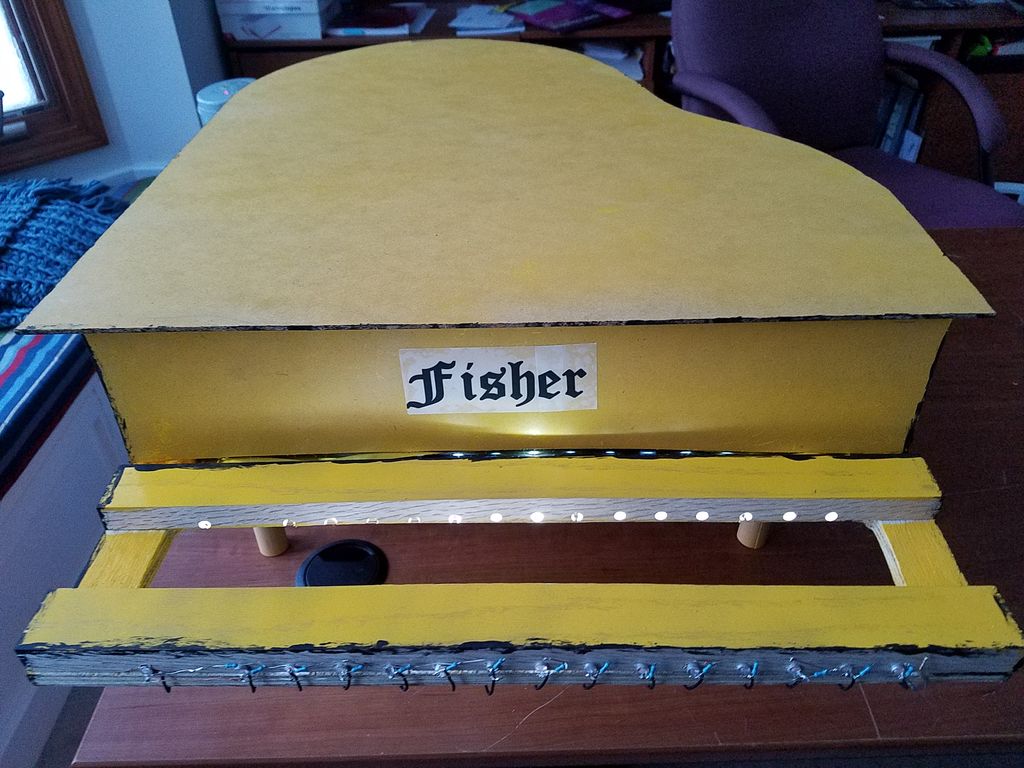 2fishy LED light piano raspberry pi