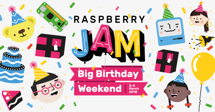 Raspberry Pi Big Birthday Weekend Jam