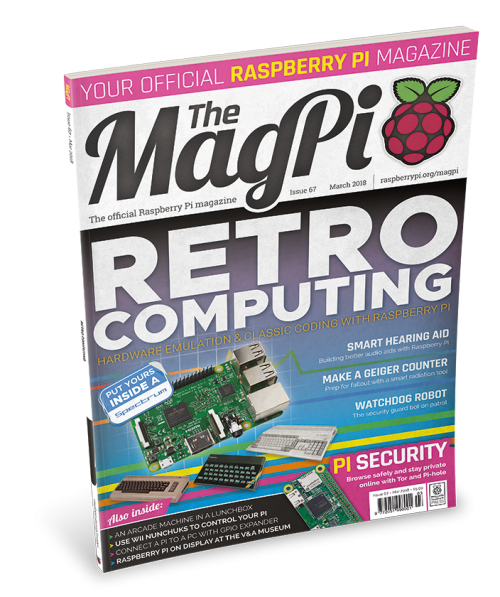 The MagPi 67 Retro Gaming Privacy Security