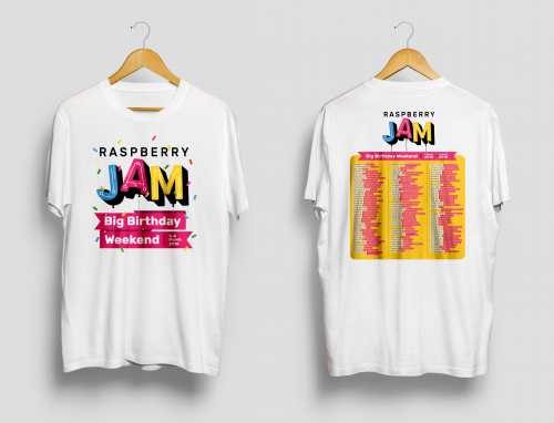 Raspberry Jam Big Birthday Weekend 2018 T-shirt