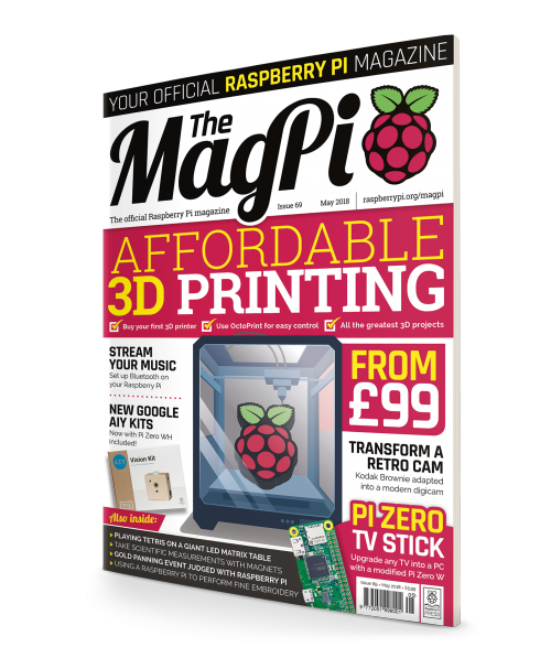 Voetzool koolstof kanaal MagPi 69: affordable 3D printing with a Raspberry Pi - Raspberry Pi