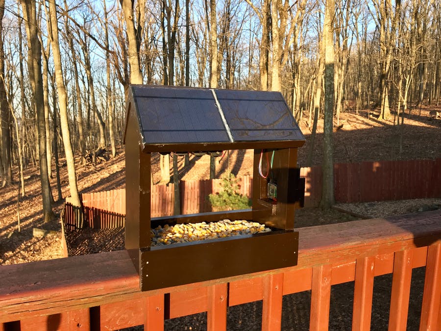 solar powered wireless birdhouse camera