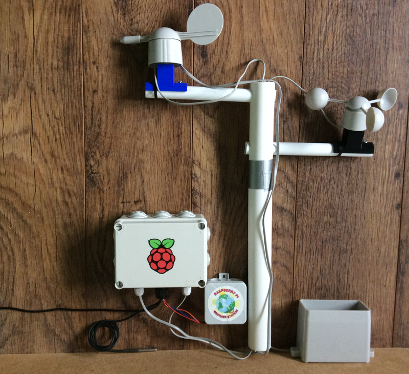 Build Your Own weather station kit assembled