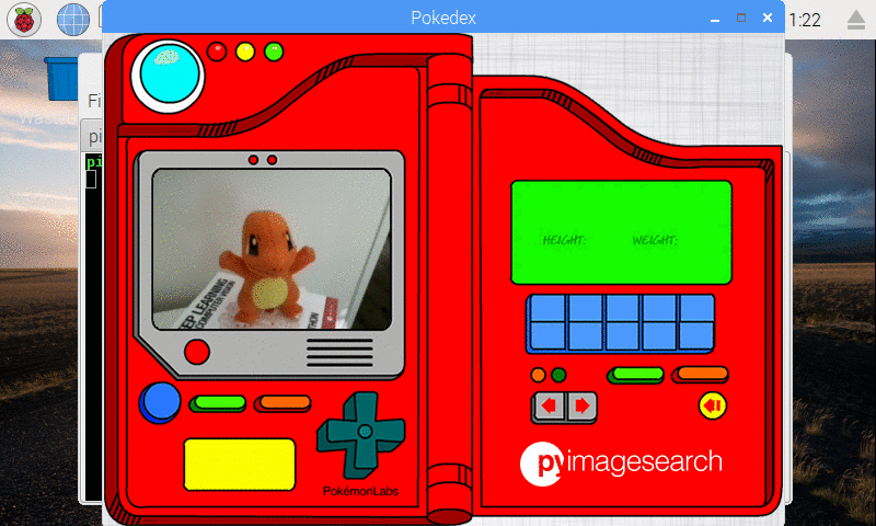 Pokedex 1995 Kanto Model and Custom Game Boy Style 3D model