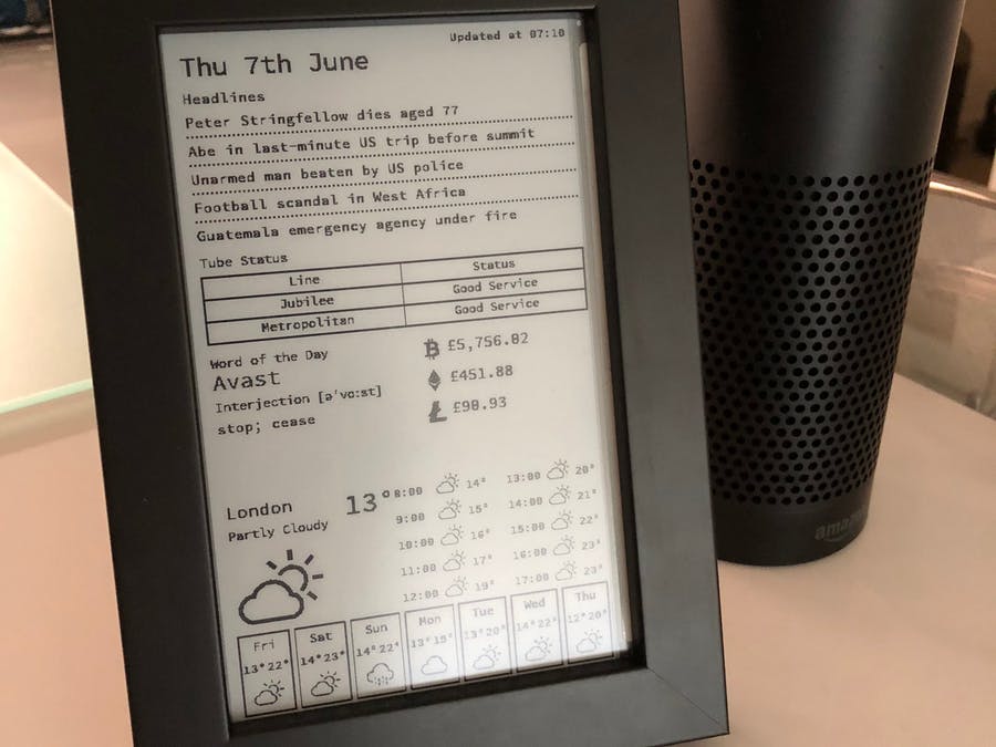 Using E Ink displays with a Raspberry Pi - Raspberry Pi