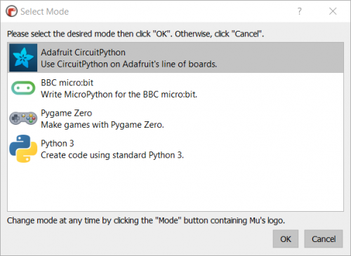 Mu Python IDE for beginners Raspberry Pi