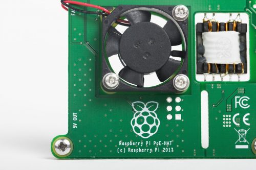 Raspberry Pi PoE HAT Power over ethernet