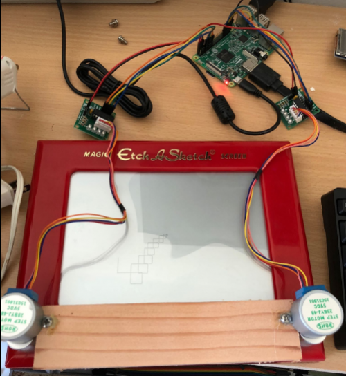 Hacking an Etch-A-Sketch with a Raspberry Pi and camera: Etch-A-Snap! -  Raspberry Pi