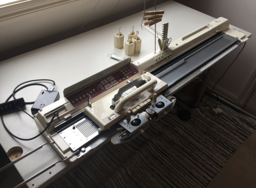 Sarah Spencer Networked knitting machine