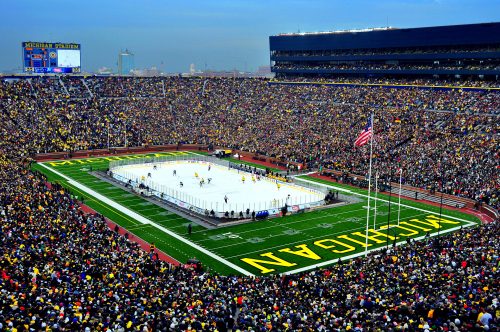 The Big House stadium in Michigan