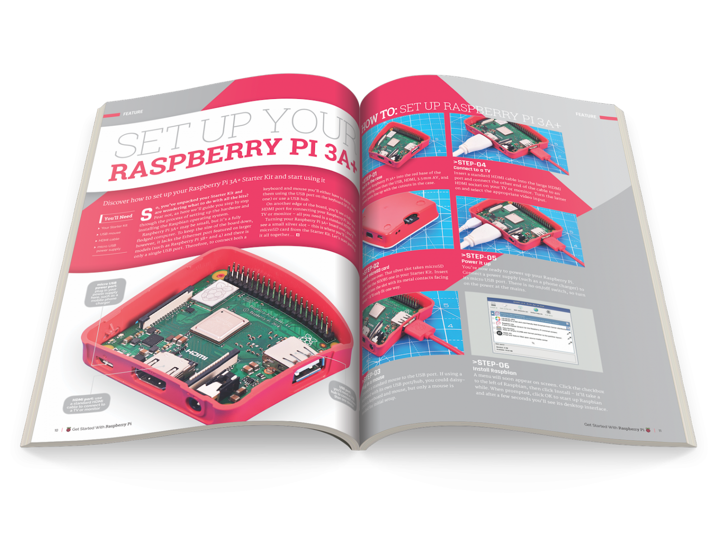 New book (with added computer) Get Started with Raspberry Pi