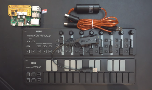The components of a virtual analogue Raspberry Pu synthesiser