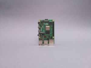 Photograph of a Raspberry Pi 4 captured by the Raspberry Pi Camera Module v2