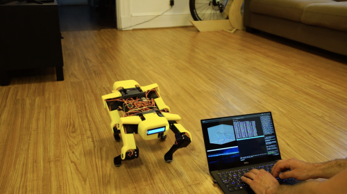 Mini Raspberry Pi Boston Dynamics-inspired robot