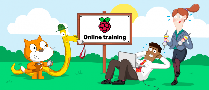 How teachers train in Computing with our free online courses - Raspberry Pi